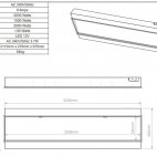 Inserto elettrico Led 203 frontale ventilato